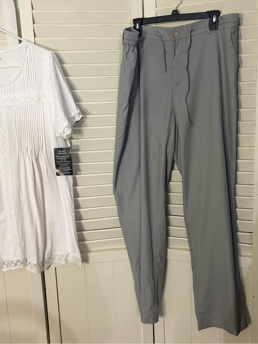 Two piece PREMIUM outfit including NWOT Linen pants and NWT Woman Within top - Picture 2 of 3